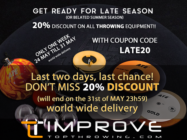 TopThrowing's tweet photo. Last chance for 20% discount with coupon code LATE20
https://t.co/JWD78HUUqY https://t.co/nTncxQWc08