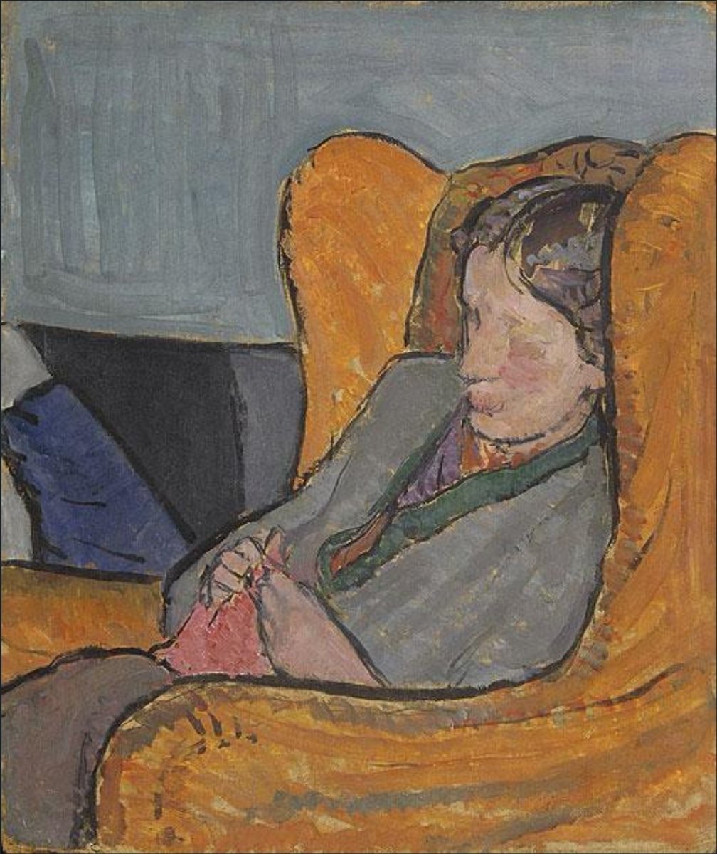 #WomenArtists: #VanessaBell was an English painter and interior designer, however she is better known as the sister of #VirginiaWoolf. She's one of the most celebrated painters of the #BloomsburyGroup. (Virginia Woolf,1912).