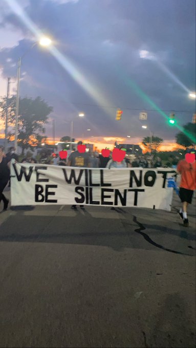 May 29 Detroit, MI 💗✊🏻✊🏼✊🏽✊🏾✊🏿 BLACK LIVES MATTER   it&rsquo;s up to all of us stand up. being quietly unracist