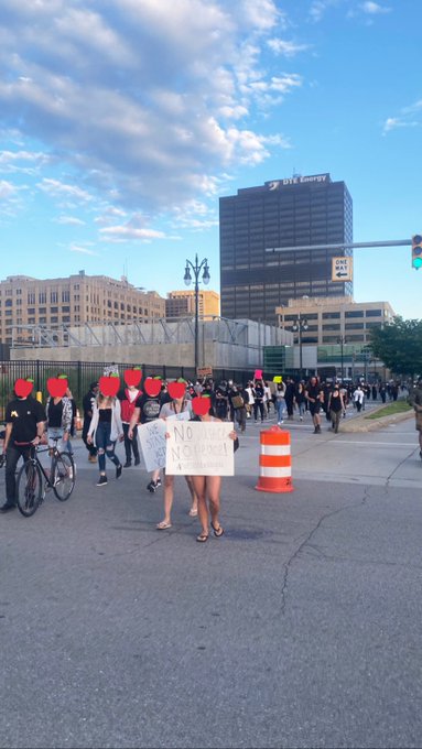 May 29 Detroit, MI 💗✊🏻✊🏼✊🏽✊🏾✊🏿 BLACK LIVES MATTER   it&rsquo;s up to all of us stand up. being quietly unracist