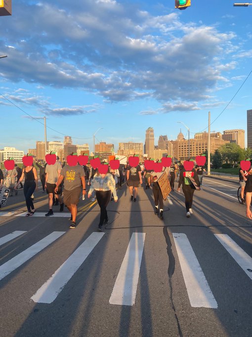 May 29 Detroit, MI 💗✊🏻✊🏼✊🏽✊🏾✊🏿 BLACK LIVES MATTER   it&rsquo;s up to all of us stand up. being quietly unracist