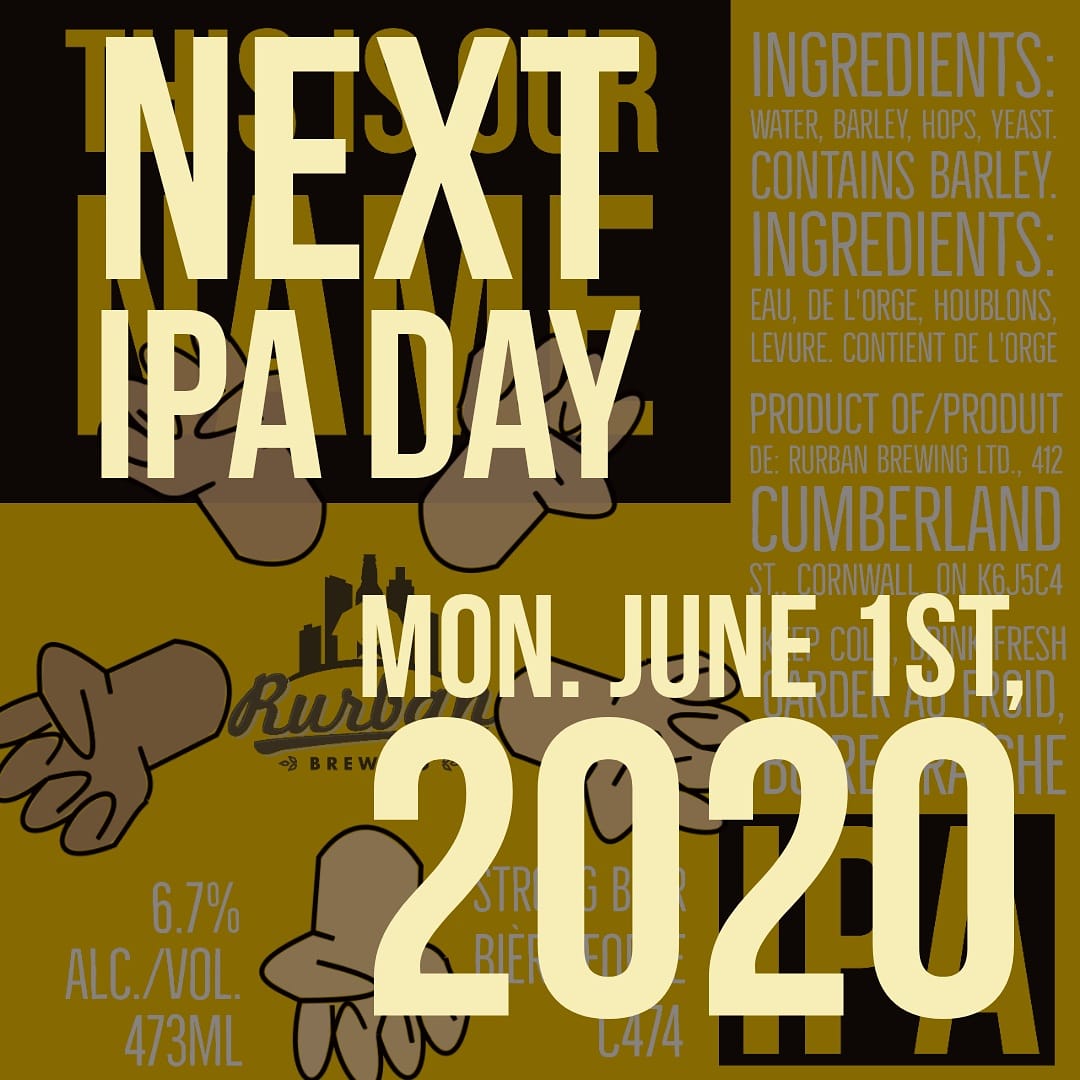 RurbanBrewing's tweet photo. This Is Our Name. Monday. #TryingToKeepStocked #StaySafe #KeepYourDistance #CornwallSDGA https://t.co/KMyjSEsIFR