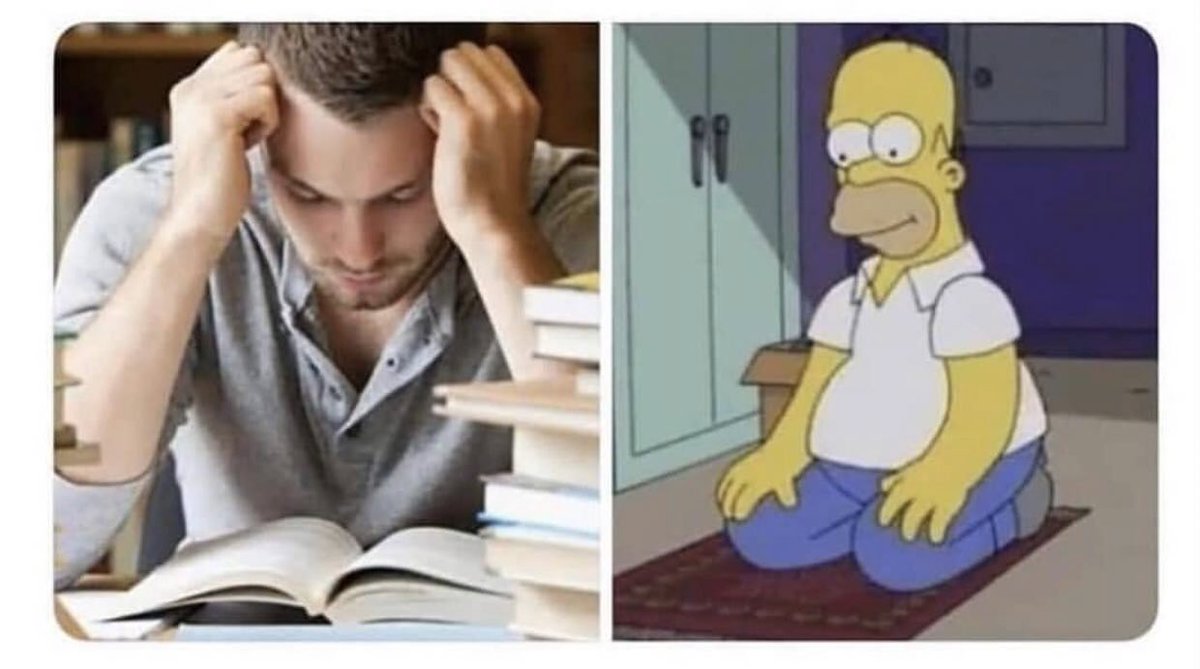 Başkalarının finallere hazırlanması/ benim hazirlanmam