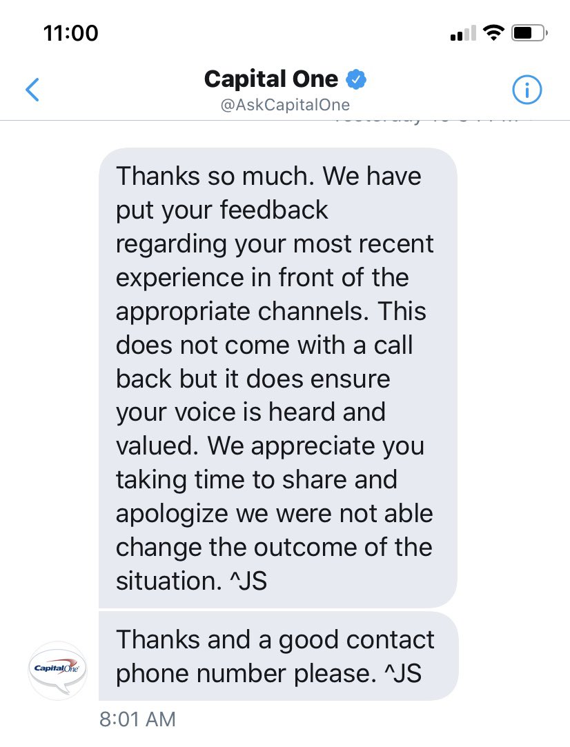 HillaryRoss13's tweet photo. @CapitalOne you continue to wrongfully hold our money and your customer support reply continues to be a non-response. Taking advantage of your customers during #COVID19 #COVIDScam @CBSNews @nbcchicago @ABC7 HELP! https://t.co/RCZCjfqfsS