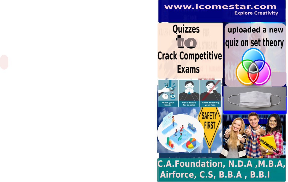 DixitIcome's tweet photo. link to open quiz:
https://t.co/aqyrGNhtl2
set theory is very important for probability.
#icai #caf #caexam2020 #castudents #cafmaths #defenceexams #airforcexgroup #airforceygroup https://t.co/vcnq0bRlio