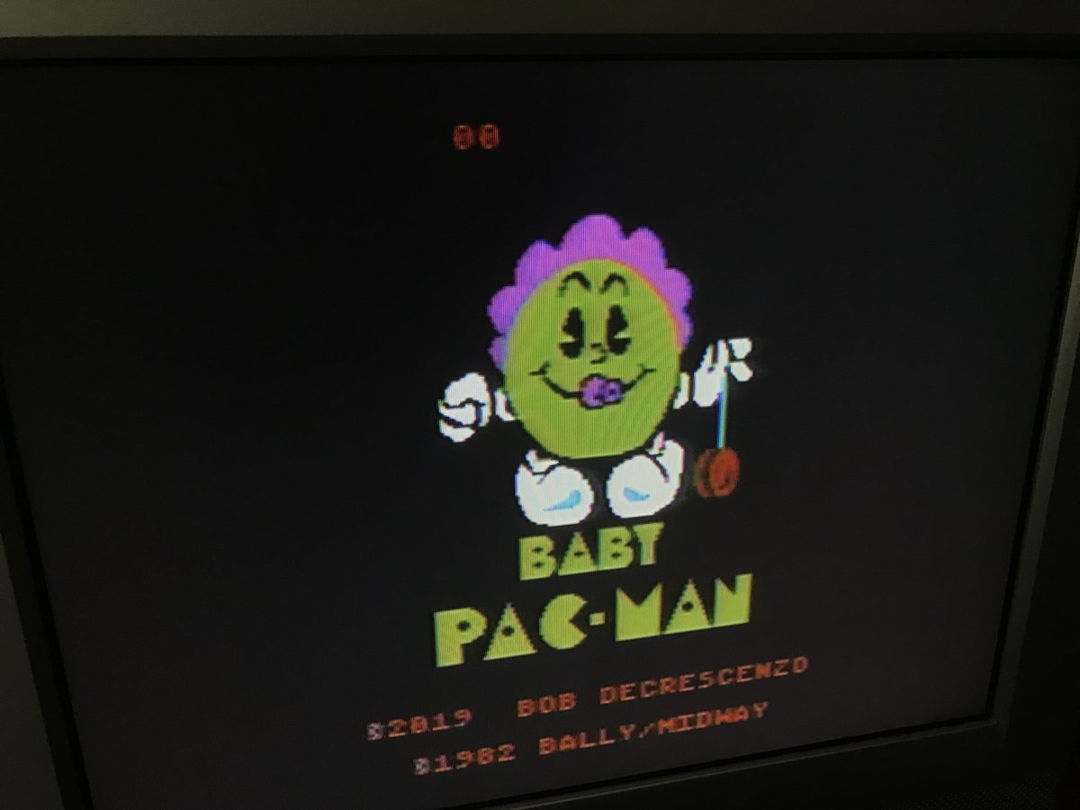 365ofpac's tweet photo. The game was created by Bob DeCrescenzo @Pac_Man_Plus &amp; it's a challenging marvel. I love the inventiveness of bringing the game back to full video while preserving the spirit of the original hybrid. A lot of fun. #365ofpac #pacman40th #pacman40 #pacmanplus #homebrew #atari7800 https://t.co/FUwsAYLs3z
