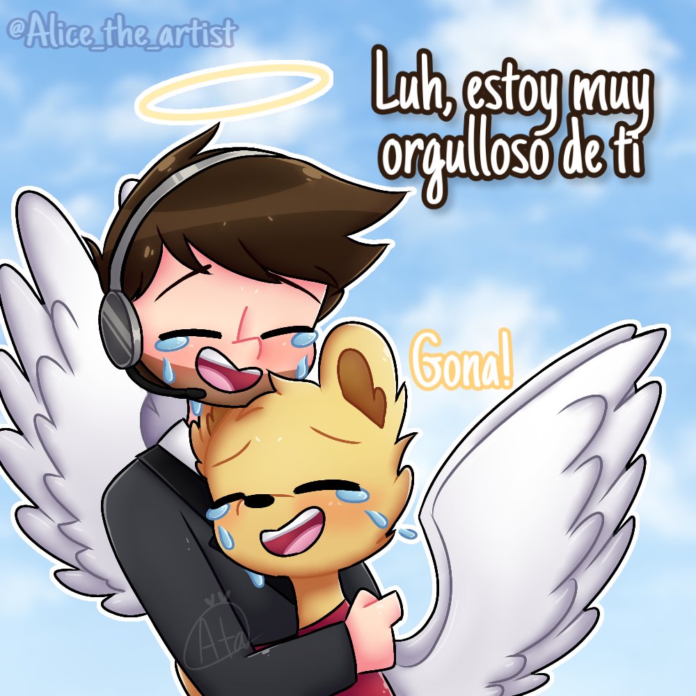 AliceTheArtist_'s tweet image. ~~✨El reencuentro✨ ~~

Bueno ya acabo Permadeath así que se me ocurrió hacer este dibujo de luh encontrándose de nuevo a Gona en el cielo jsjsjs (perdón si el dibujo está un poco raro, no se dibujar anatomía jsjs)

@GonaInLive @HDluh 
#PermadeathSMP  #Permadeath