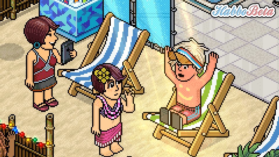 therealhbeta's tweet photo. Mentionne ta/ton pote qui va se prendre en photo pour impressionner ses potes à la plage cet été 🏝️

#habbo #sun #beach #ado #holidays #summer #icecream https://t.co/xLWc4hjYdf