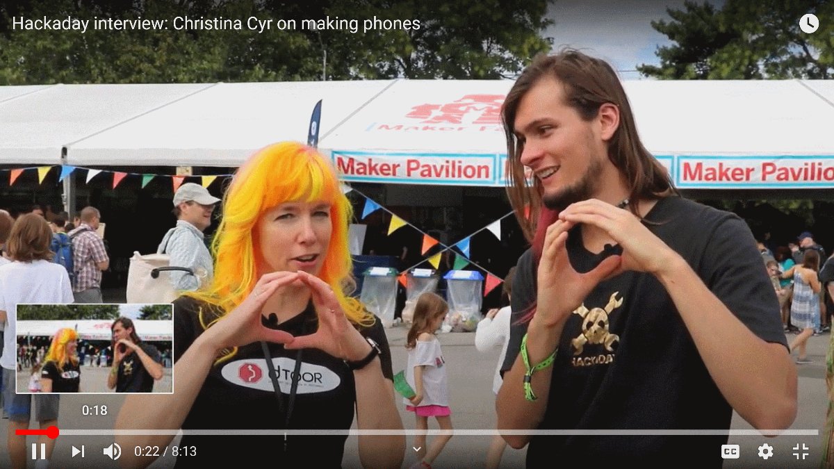 dTOOR_Inc's tweet photo. Hackaday + The Cyrcle Phone WFH + #VirtuallyMakerFaire 📹 - https://t.co/qvHOfVmyZf https://t.co/Hvfxa0kGIT