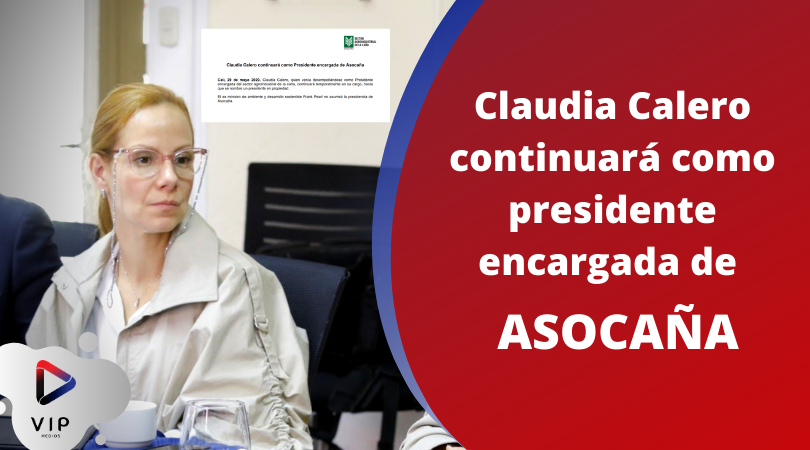 VipMedios's tweet photo. #Atención l CLAUDIA CALERO CONTINUARÁ COMO PRESIDENTE ENCARGADA DE ASOCAÑA
https://t.co/SN5EDZVPyJ https://t.co/4atbMcmJ72