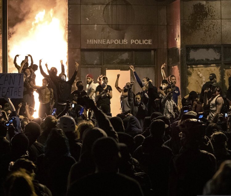 It’s amazing how some people are so mad about a few days of protest or riots. It’s the result of 400 years of systemic racism, oppression and discrimination. Don’t let me forget about the enslavement, rape, murder and kidnapping of our people. Yeah, that’s why!!! #Justice4George