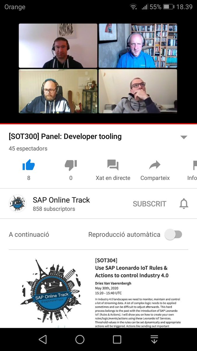 david_ruizb's tweet photo. Interesting talk about developer tooling by @sapOnlineTrack https://t.co/Dq5ay5VXlc #sapdevelopment @SAPdevs @SAPCommunity #sapchampions @SAPMentors https://t.co/jM2b8IZS27