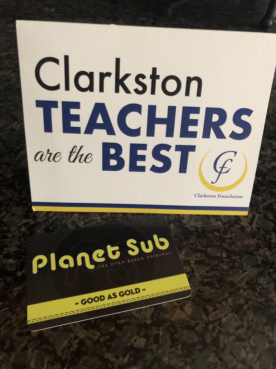 stacipuzio's tweet photo. Thank you ⁦@ClarkstonFound⁩ for this gift, and for honoring all ⁦@LearnAtCCS⁩. https://t.co/OHCrAHfBou