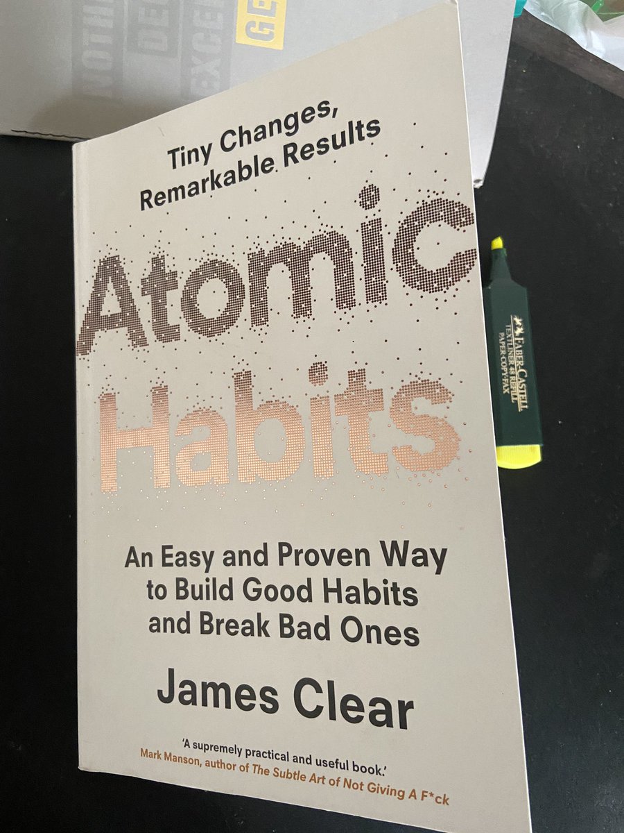 thinkitate's tweet photo. I think I highlighted this book more than any-other book I have ever read. Every single chapter is gold.
Thanks @JamesClear https://t.co/vNy6lgKb5L