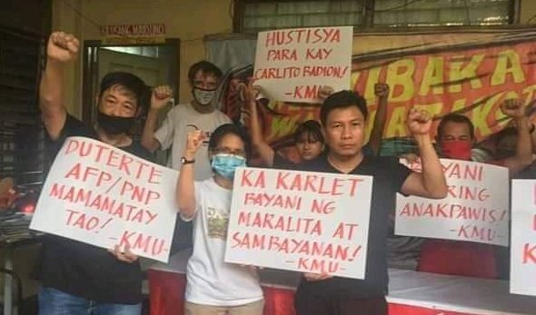 SIGAW NG MANGGAGAWA: HUSTISYA PARA KAY KA CARLITO BADION! ITIGIL ANG PAMAMASLANG! ITIGIL ANG PANUNUPIL SA MGA MARALITA AT MANGGAGAWANG NANININDIGAN PARA SA KANILANG KARAPATAN!