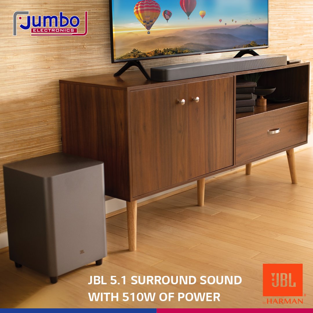 jbl 5.1 surround sound with 510w of power