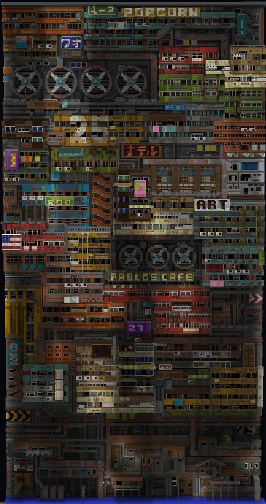 kretkretkret's tweet photo. Finally finished this dystopian themed wall, inspired by Toshio Hatanaka's Metropolis 255.
Render by @SquityMC 
Built on @BuildersRefuge 
#Minecraft #minecraft建築コミュ https://t.co/FXnKOnTtP6