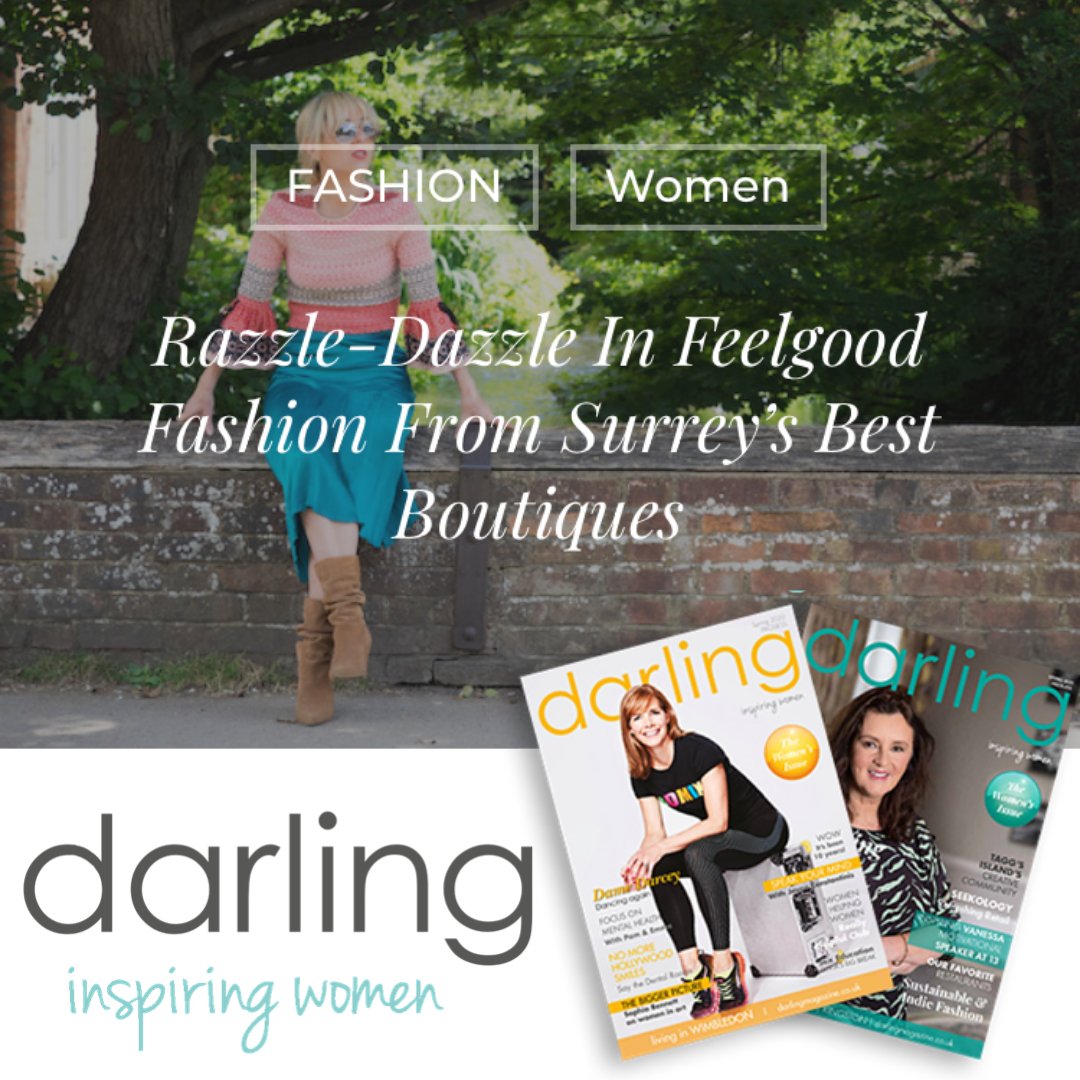 Surrey Frills (@surreyfrills) on Twitter photo NEW feature out now in <a href="/darlingmagazine/">Darling Media UK</a> - How to Razzle-Dazzle in Casual, featuring all clothes and accessories EXCLUSIVELY from Surrey's independent boutiques.
Read more here> darlingmagazine.co.uk/fashion/razzle⦠NEW feature out now in <a href="/darlingmagazine/">Darling Media UK</a> - How to Razzle-Dazzle in Casual, featuring all clothes and accessories EXCLUSIVELY from Surrey's independent boutiques.
Read more here> darlingmagazine.co.uk/fashion/razzleβ¦