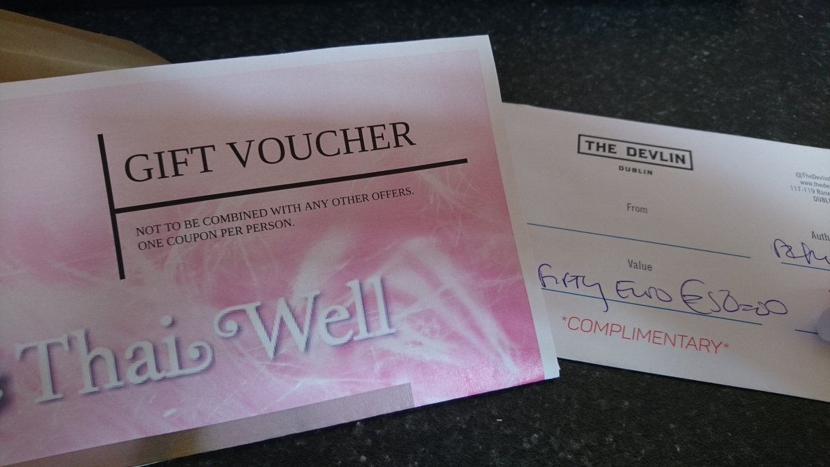 Ranelagh Community Response (@ranelaghcr) on Twitter photo Just received the vouchers from Aidan, The Dime Coffee man in @TheDevlinDublin and Brian in <a href="/ThaiWellD6/">๐บ Thai Well #Ranelagh</a> for the Raffle on Mondays #CakeSale in #Ranelagh.
The money raised will help buy food for our local #MealsOnWheels.... Come along and support us!! Just received the vouchers from Aidan, The Dime Coffee man in @TheDevlinDublin and Brian in <a href="/ThaiWellD6/">๐บ Thai Well #Ranelagh</a> for the Raffle on Mondays #CakeSale in #Ranelagh.
The money raised will help buy food for our local #MealsOnWheels.... Come along and support us!!