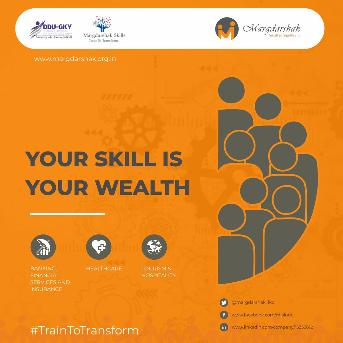 Margdarshak_lko's tweet photo. Margdarshak has taken the initiative of creating a skilled workforce in the country by implementing skill development training programmes in various part of the country #traintotransform #skill4newIndia #transforminglives #transformingIndia #AbSkillsKiBari #SkillIndia https://t.co/rVWOSLCpnt