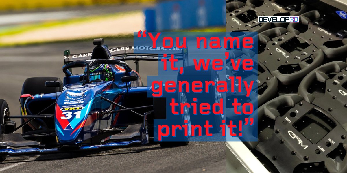 develop3d's tweet photo. Australia's oldest motorsport team isn't messing about when it comes to 3D Printing - #GarryRogersMotorsport chat about Markforged, end-use parts, and bringing production in-house:
https://t.co/4zX0y67UxC https://t.co/yMhjFwBsCx