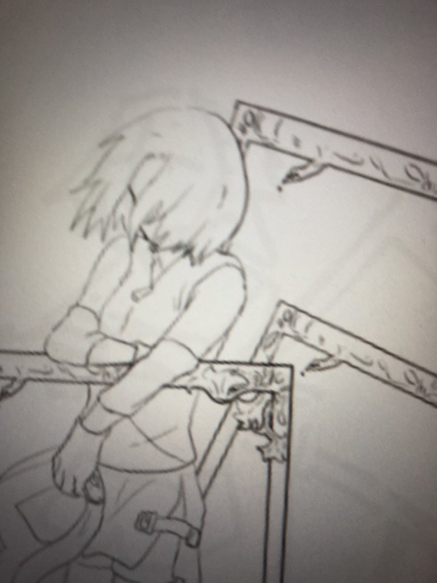 サクラちゃん描いてる 