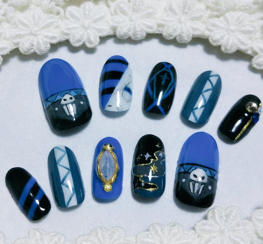 お客様ネイルチップ💅✨ ツイステッドワンダーランド ツイステ イデア