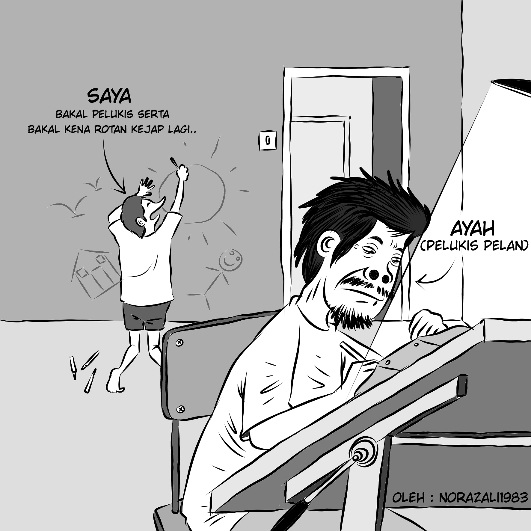 Komik Tok Ketua Ar Twitter Kemana Tumpahnya Kuah Kalau Tak Ke Nasi Posting Kali Ini Istimewa Buat Ayah Saya Yang Bekerja Keras Setiap Hari Membesarkan Kami Semua Dan Selamat Hari Lahir Buat