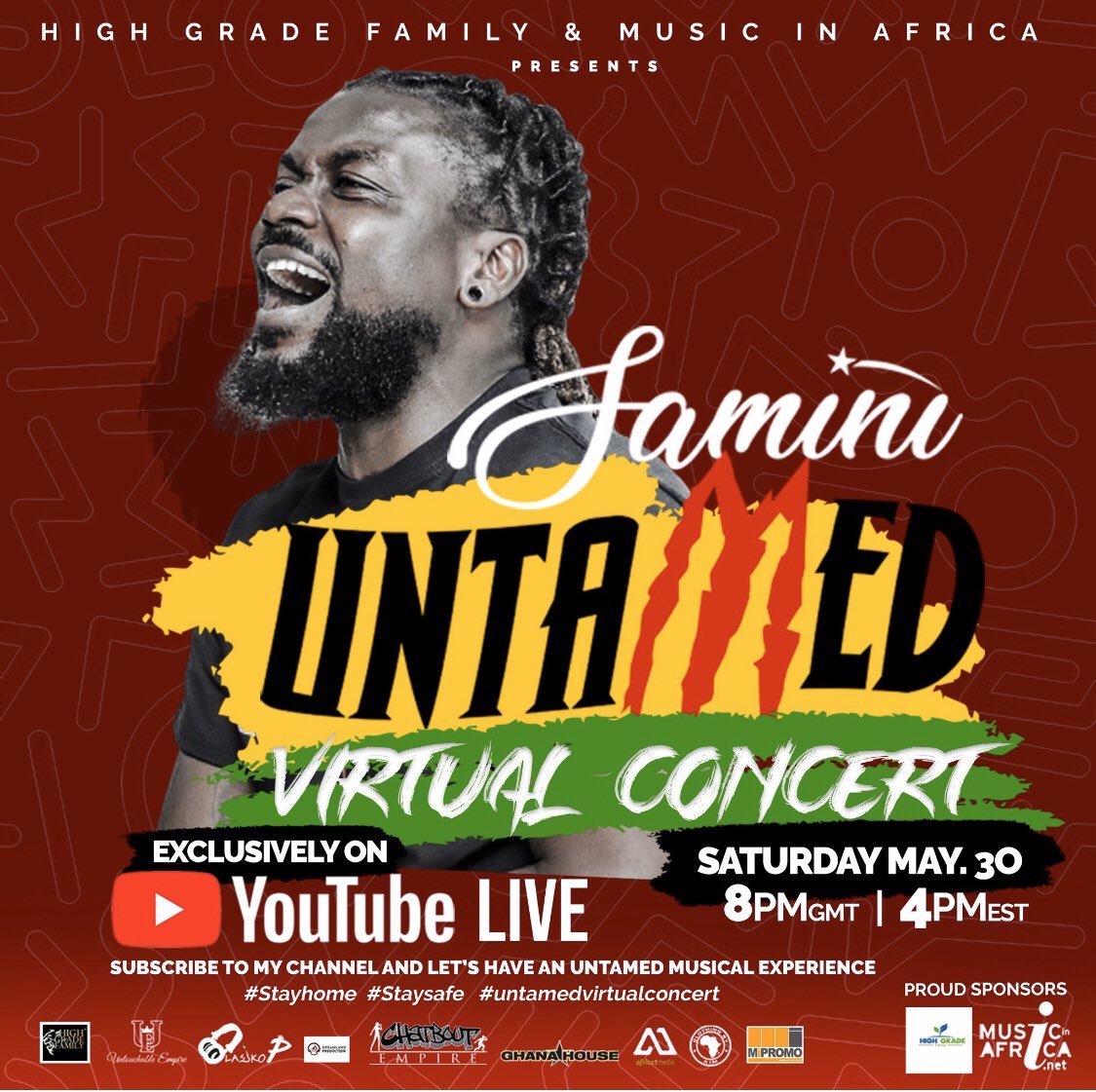 Tonight #untamedvirtualconcert  about to go down ✌️✌️<a href="/samini_dagaati/">SAMINI</a>