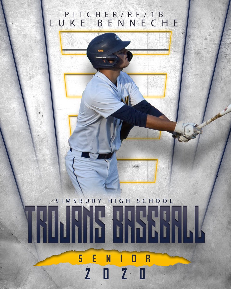 SHSBaseballBC's tweet photo. Today’s senior shout-out comes from Luke Benneche:

Simsbury Baseball has given me the greatest friends I could ever ask for, and I wouldn’t be where I am without them.  Thanks to everyone who has supported me and our team over the last 4 years.

#classof2020 https://t.co/gId2AkHNTn