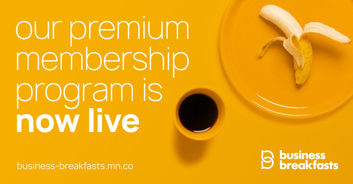 Are you an #entrepreneur looking for a community to continuously network no matter where you are? Would you like to be part of a network to easily connect w/ other entrepreneurs & learn from experts? Try #BusinessBreakfasts Premium Membership for two weeks bit.ly/2L7uCh0