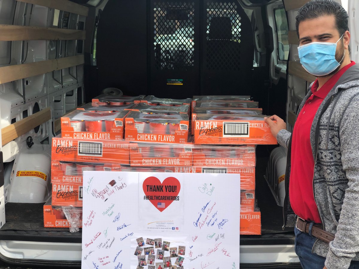 RamenXpress's tweet photo. We just delivered a #ThousandThanks to Self Regional Healthcare's  #HealthcareHeroes in #ColumbiaSC ! Please enjoy our #MadeinUSA @RamenXpress  
 #Ramennoodles #SelfRegional #COVID #GoodNews #HealthcareHeroes #RamenExpress #RamenNoodles https://t.co/QII1PIbaGt