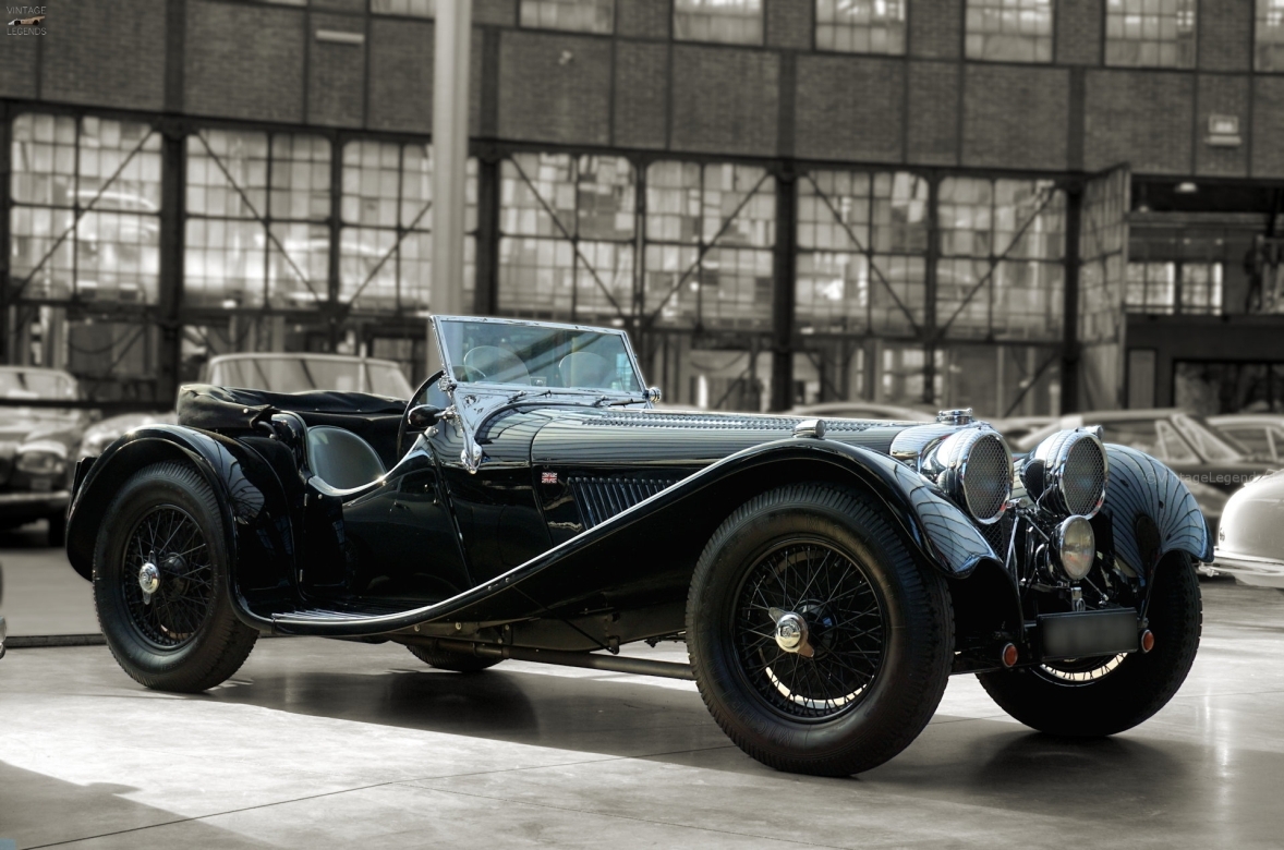 1936 Jaguar SS 100 - Happy #Caturday
#Jaguar #JaguarSS
#ClassicJaguar #ClassicCar
#Klassiker #Oldtimer
#prewar #prewarcar
#britishclassiccar #twoseatsportscar 
#VintageJaguar #Vintagecar
#Vintage #VintageLegends