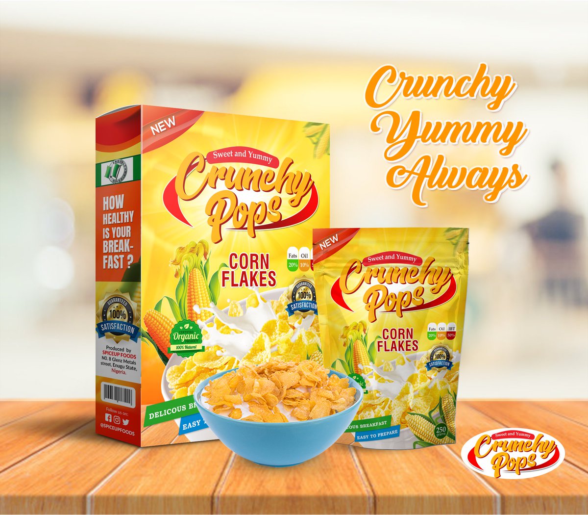 packagingdesig_'s tweet image. Here is a product design i made for @Crunchypops 
Best option when it comes to Delicious, Crunchy and yummy breakfast.

 #Branding
#GraphicDesign
#Designpackaging @DoleSunshine
@Cereals_Canada #Packaging #schoolreopening
#Packagingdesign
#Packagingproduct
#design  #Tife
