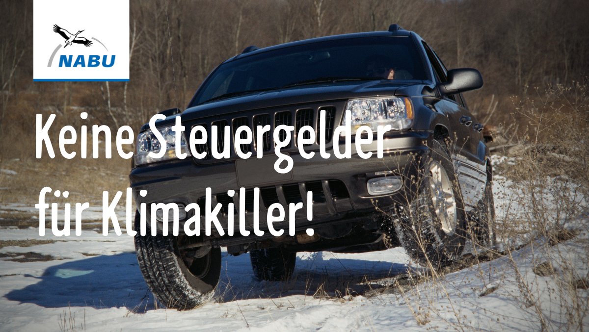 Ist das ihr Ernst, @AndiScheuer? Mit klimaschädlichen SUVs aus der Krise? Keine Prämien für umweltschädigende Verbrenner! Retweetet, wenn ihr unsere Meinung unterstützt!