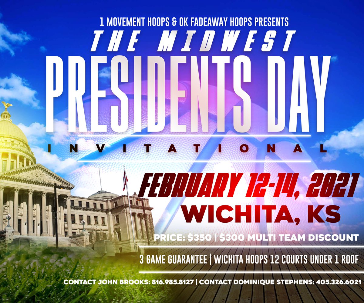 ALL GAMES UNDER 1 ROOF 
12 COURTS - WICHITA HOOPS