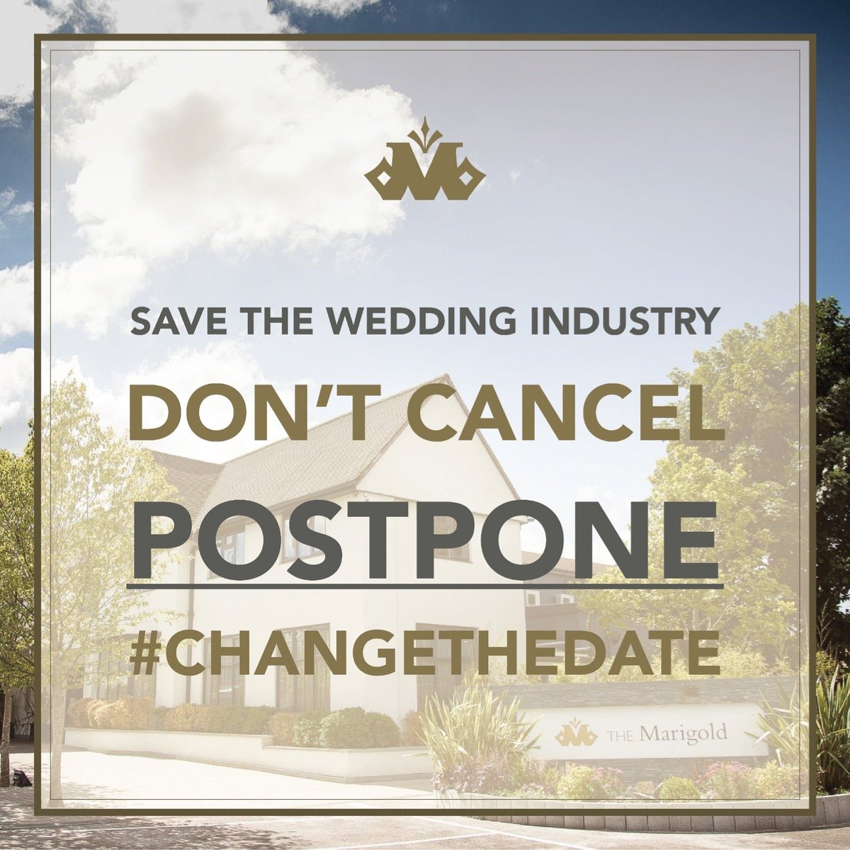 Save the wedding industry! 
#Dontcancelpostpone #changethedate #asianweddings #pakistaniwedding  #bengaliwedding #weddingvenue #birmingham #themarigold #themarigoldbirmingham