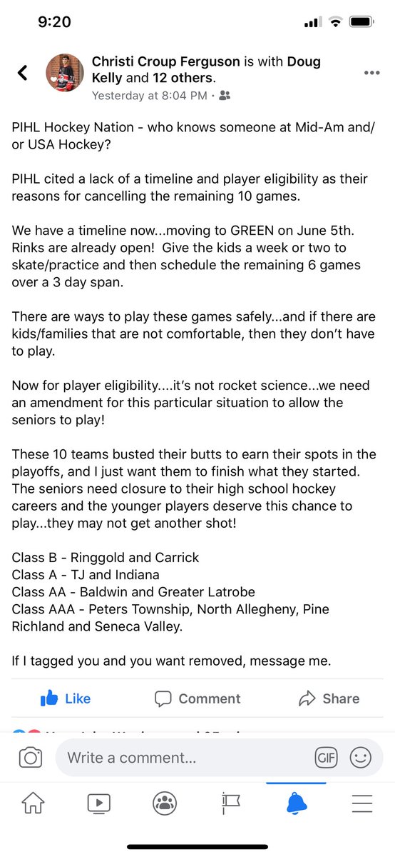 CDCFerg's tweet photo. Let’s get the PIHL Varsity Playoff games Un-Cancelled!
@PIHLhockey @TribLiveHSSN @PghHockeyDigest @petershockey @NA_HOCKEY @PRRamsHockey @SenecaHockey @Baldwin_Hockey @LatrobeIceCats @TJJaguarsHockey @ihs_hockey @Ringgold_Hockey https://t.co/qfuhLkItxs