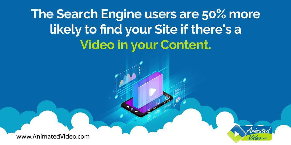 AnimatedV's tweet photo. Having an appealing video in your content is proof of quality content. And as part of a media mix, videos send signals to the search engine crawlers, which make them rank high on the SERPs.

#HighRankingWebsite #VideoMarketing #SEO #VideoContent https://t.co/1VB5ky5g1B