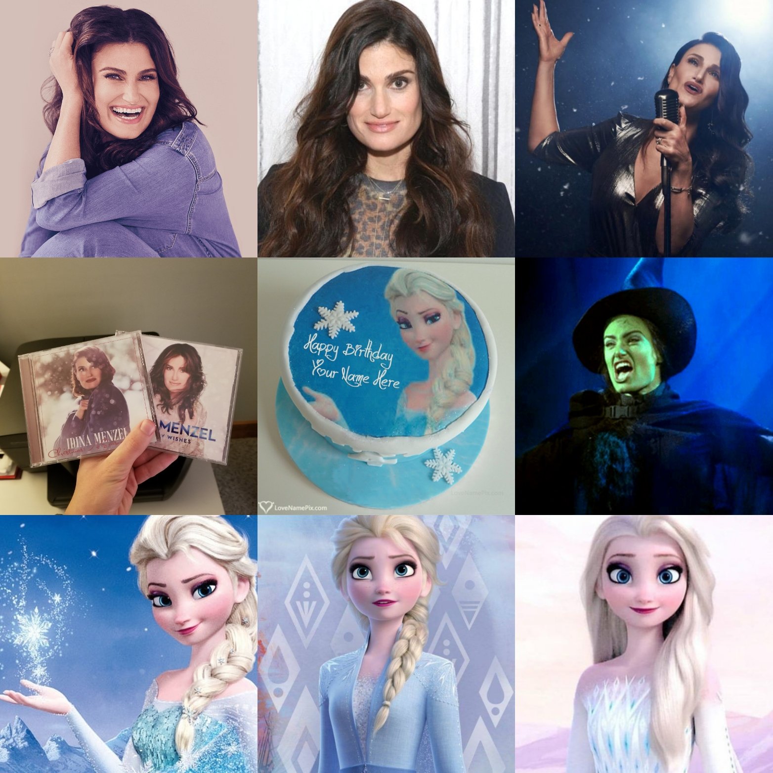 An incredibly big happy birthday to the amazing and beautiful Idina Menzel!     