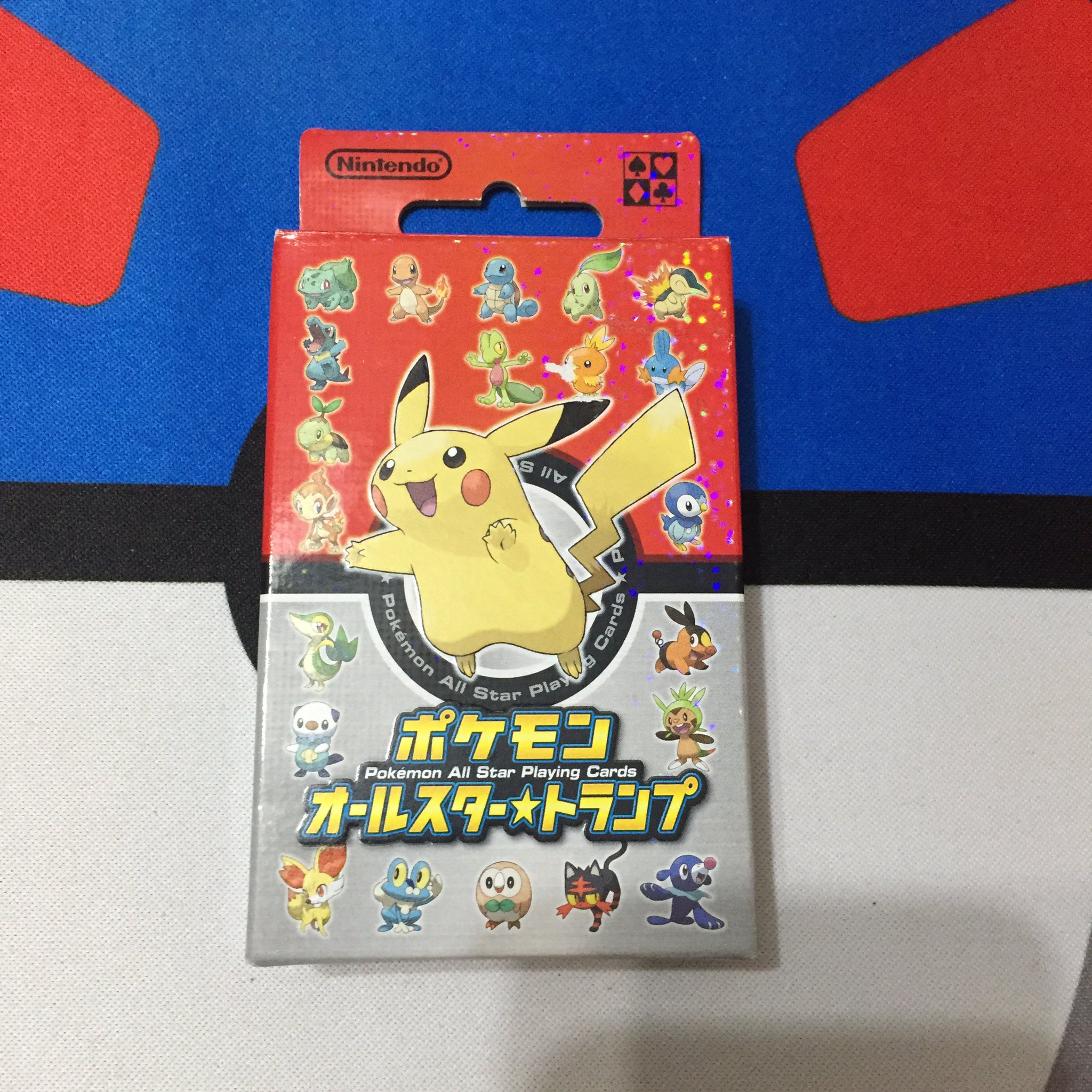 ソラ 本日のお届きもの ポケモンオールスタートランプ その名の通り 初代からサンムーンまでの御三家や伝説のポケモン が多数収録されたまさにオールスター大集合なトランプです 今プレミアついてて値段爆上がりしてるんですが 運良くほぼ定価の出品 ソラ 本日のお届きもの ポケモンオールスタートランプ その名の通り 初代からサンムーンまでの御三家や伝説のポケモン が多数収録されたまさにオールスター大集合なトランプです 今プレミアついてて値段爆上がりしてるんですが 運良くほぼ定価の出品