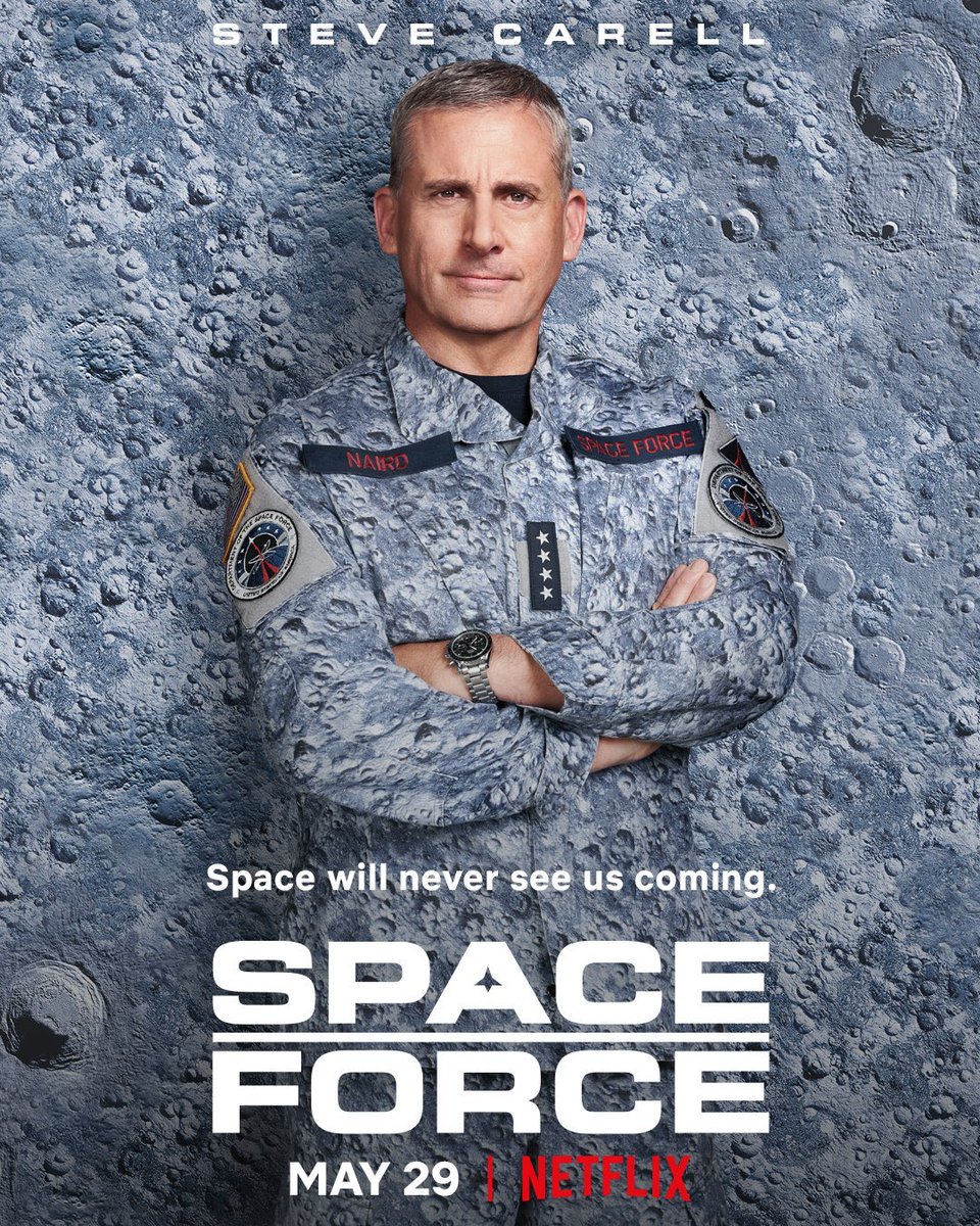 ArcadeRoulette's tweet photo. Space Force, not bad pretty much just Michael Scott in charge of a military branch. If you are rewatching The Office for the 5 time I would say check this out instead. 6/10 https://t.co/utMq2AxgdW