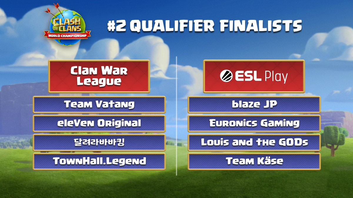 Clash of Clans Esports tweet media