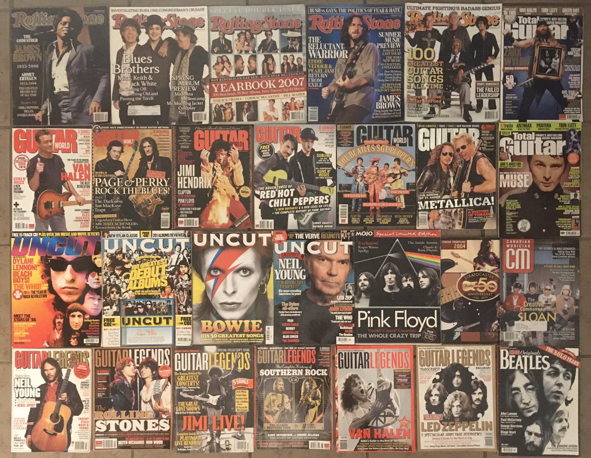 PlaidOnFlannel's tweet image. Went through the old #MagazineCollection recently and found these! 🎶 What #RockAndRoll themed #Magazine do you like the most? 🤔

#Publication #Critics #Review #Analysis #RollingStone #NME #Uncut #GuitarWorld #Creem #Blender #Revolver #HitParader #Kerrang #MelodyMaker #Pitchfork