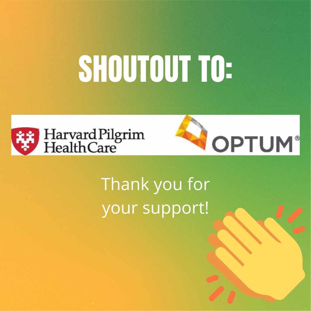 NAMIMass's tweet photo. Shoutout to Harvard Pilgrim HealthCare and OPTUM!
Join us live at https://t.co/ms4QLODZ1f and/or donate at https://t.co/itvRQwpIJh!
#NAMIWalkYourWayMA #NAMIMassStrong #NotAlone #MentalHealthForAll #MentalHealthMonth https://t.co/3bgBRkiWTd