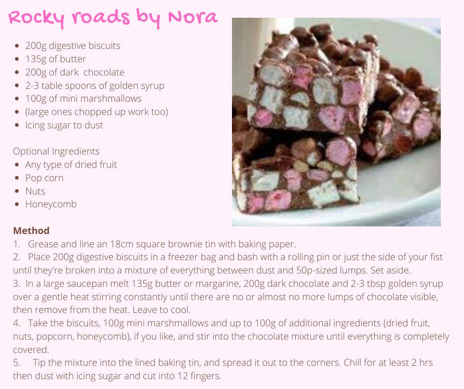 BBHealthForum's tweet photo. TASTY TREATS BY NORA!!
This weeks treat for you all is Rocky Roads!!! ๐ฐ๐
You all deserve a weekly treat!! ๐
#weeklytreat #baketogether #boostyourmood https://t.co/6iuBhNqnHR