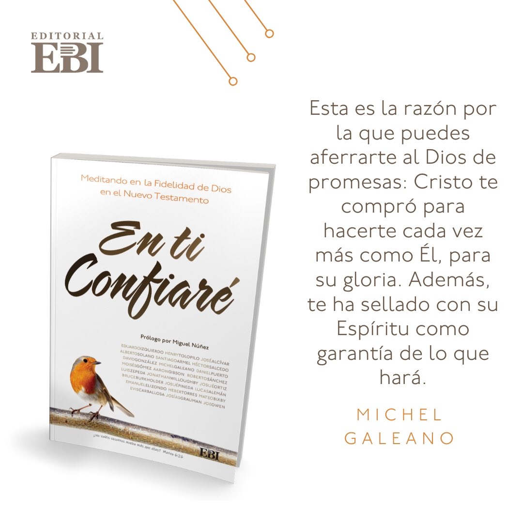 En estos tiempos de incertidumbre y dolor, es importante levantar nuestra mirada y confiar en el Dios Fiel. Que gran bendición participar en este libro. Dios lo use grandemente en Su Iglesia. Gracias <a href="/josh0606/">josh</a> por la invitación un privilegio enorme.
ebi-bmm.org/products/show/…