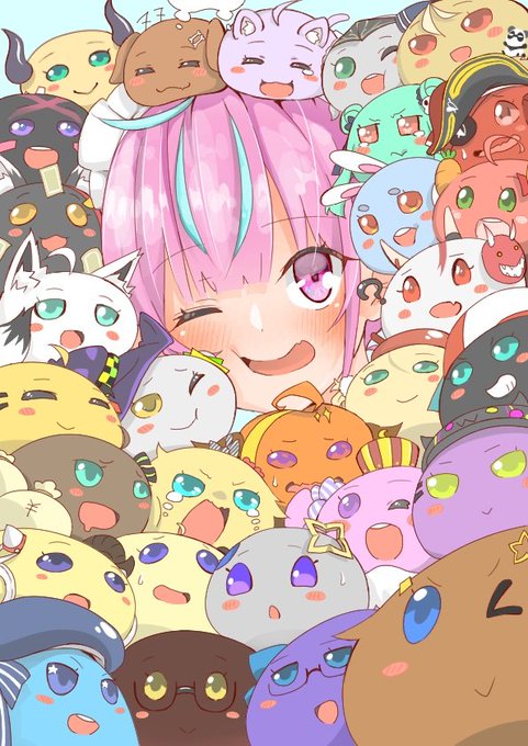 #湊あくあ
#あくあーと
#ホロライブ 
あくあちゃんがYouTube登録者50万人突破したということで 記念絵を描きました!本当にあくあちゃん50万人おめでとうございます(*≧∀≦*)
これからも頑張って下さい! 
