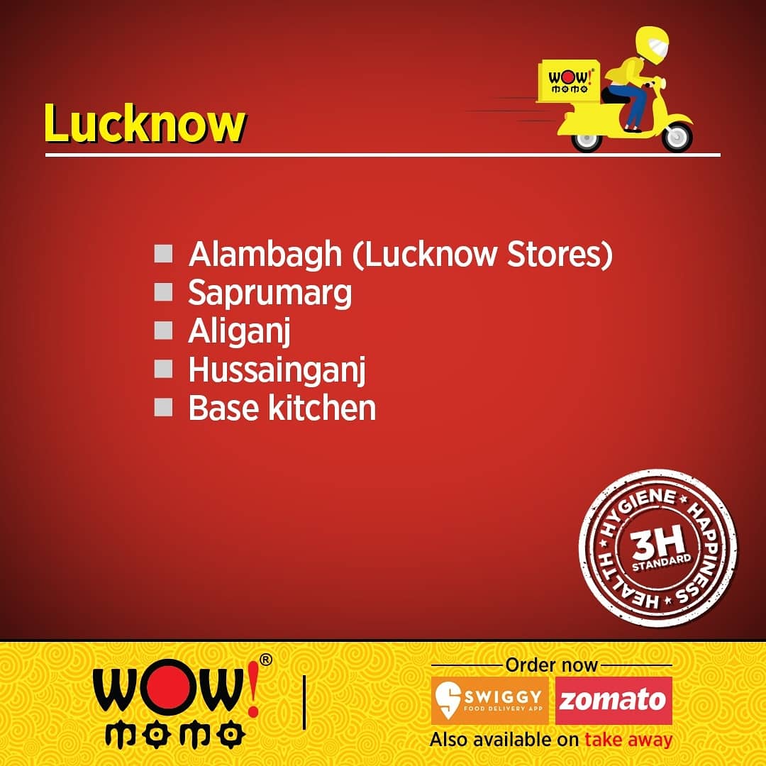 Wowmomo4u's tweet photo. Get your favourite Wow! Delights delivered to your doorstep now. Order online on Swiggy and Zomato. Also available on takeaway.
#Wowmomo #delivernow #wow #delivery https://t.co/axeQHYQkvE