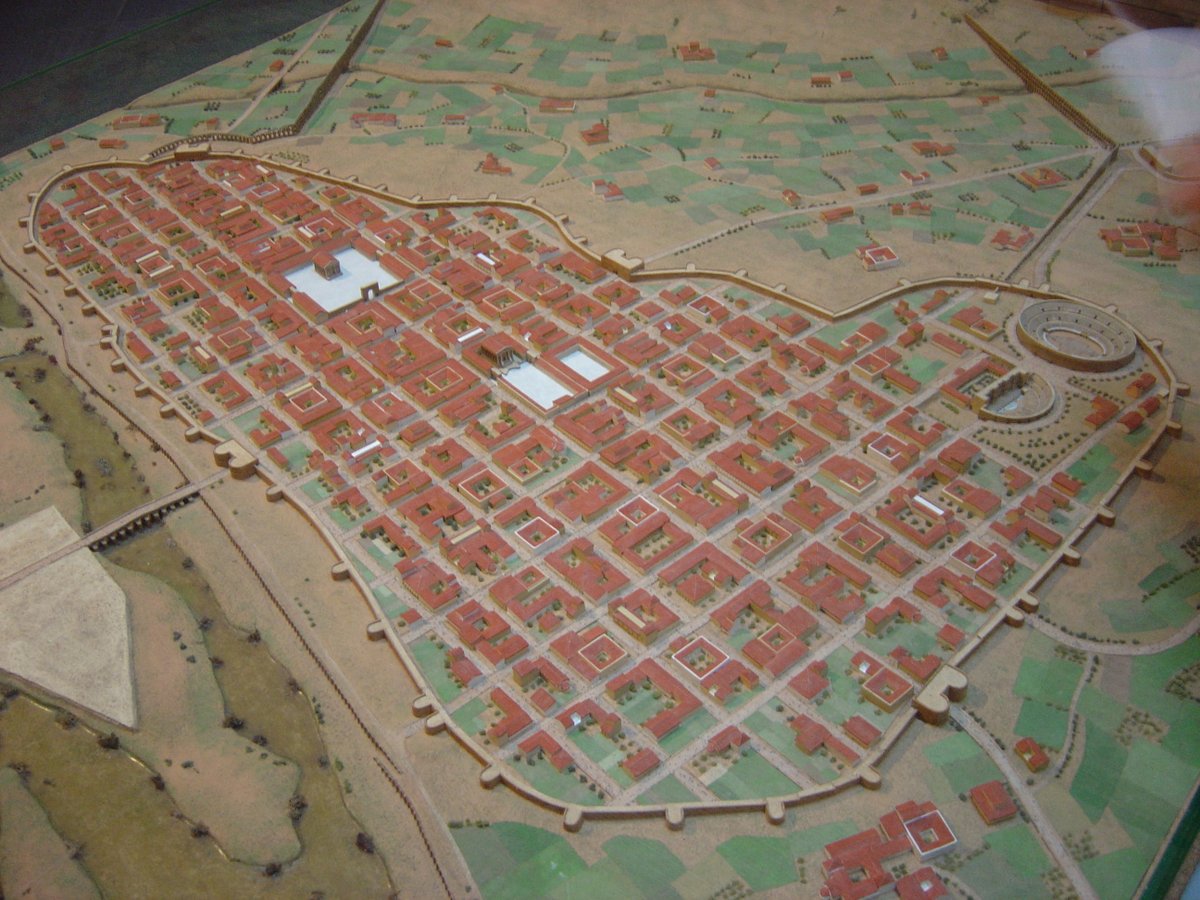 28. Emerita Augusta, present-day Mérida (2nd century AC)Source:  http://shorturl.at/HLSX7 